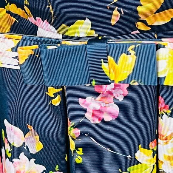 ModCloth Fit & Flare Dress Retro Floral Belted XS - Picture 7 of 14